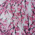 2021 Popular Digital Printing Pink Flower 100%Polyester Minky Fabric For Warmth